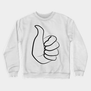 Everything is good. Superb (black print) Crewneck Sweatshirt